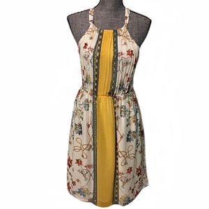 Floral Dress by Renn sz Small sleeveless Flowing